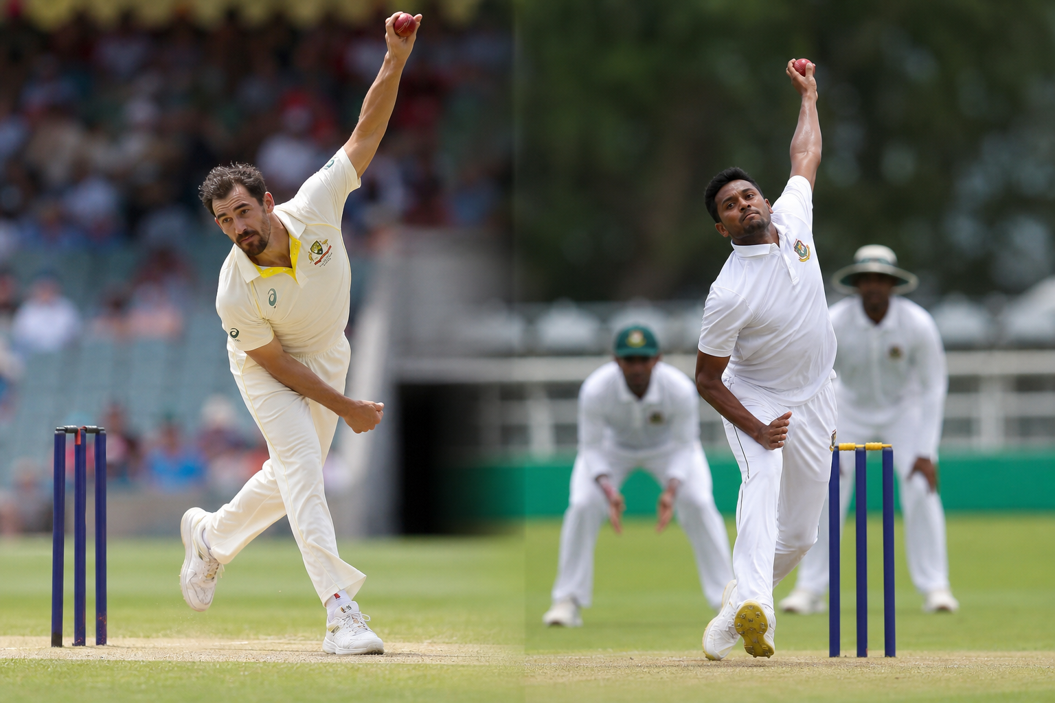 Starc’s 6/12 meets Shoriful’s reply as Australia lead by 101