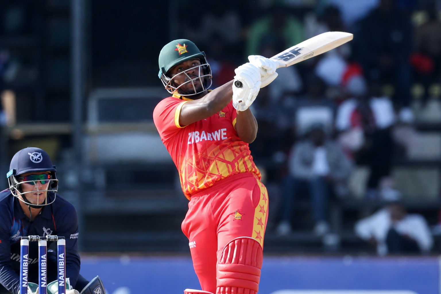 Innocent Kaia helps Zimbabwe beat Namibia and keep final hopes alive