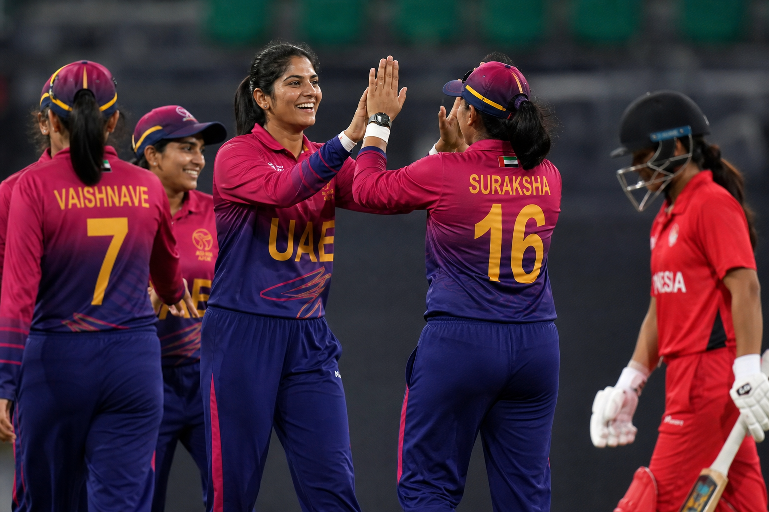 UAE bowlers lead victory over Indonesia