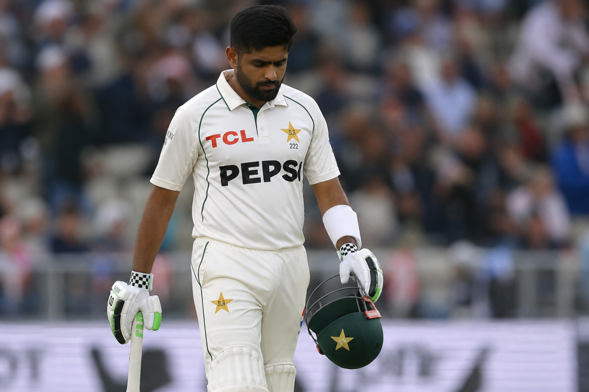 Babar Azam’s century wait continues after dismissal draws criticism