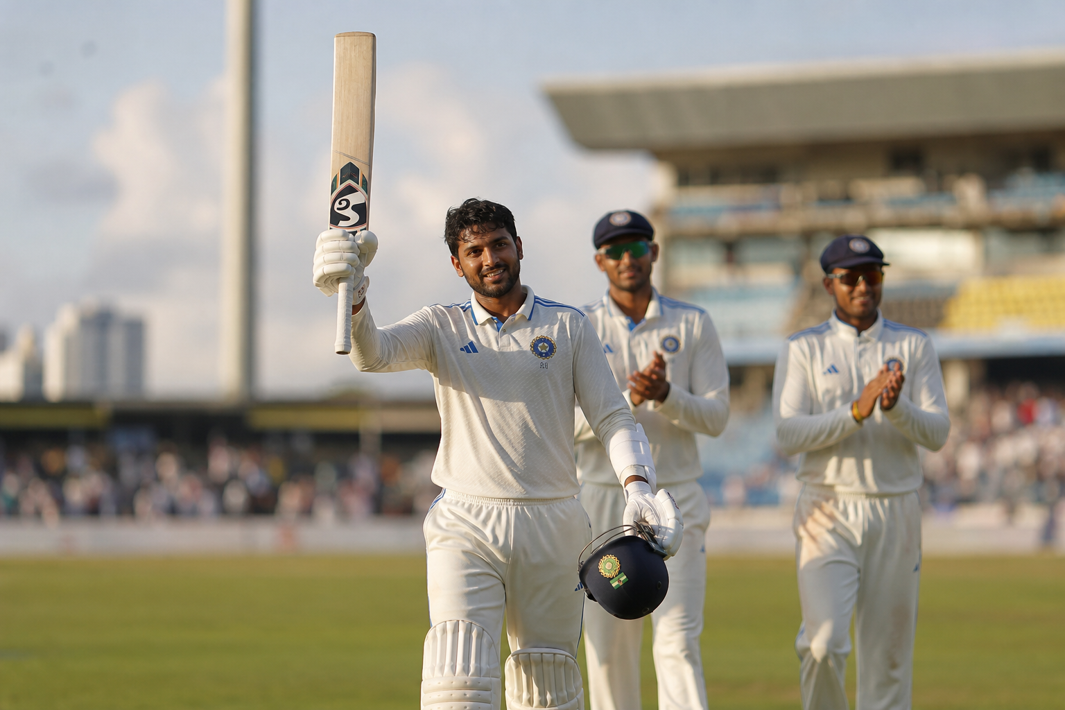 Dhruv Jurel’s unbeaten hundred puts India in command in Colombo