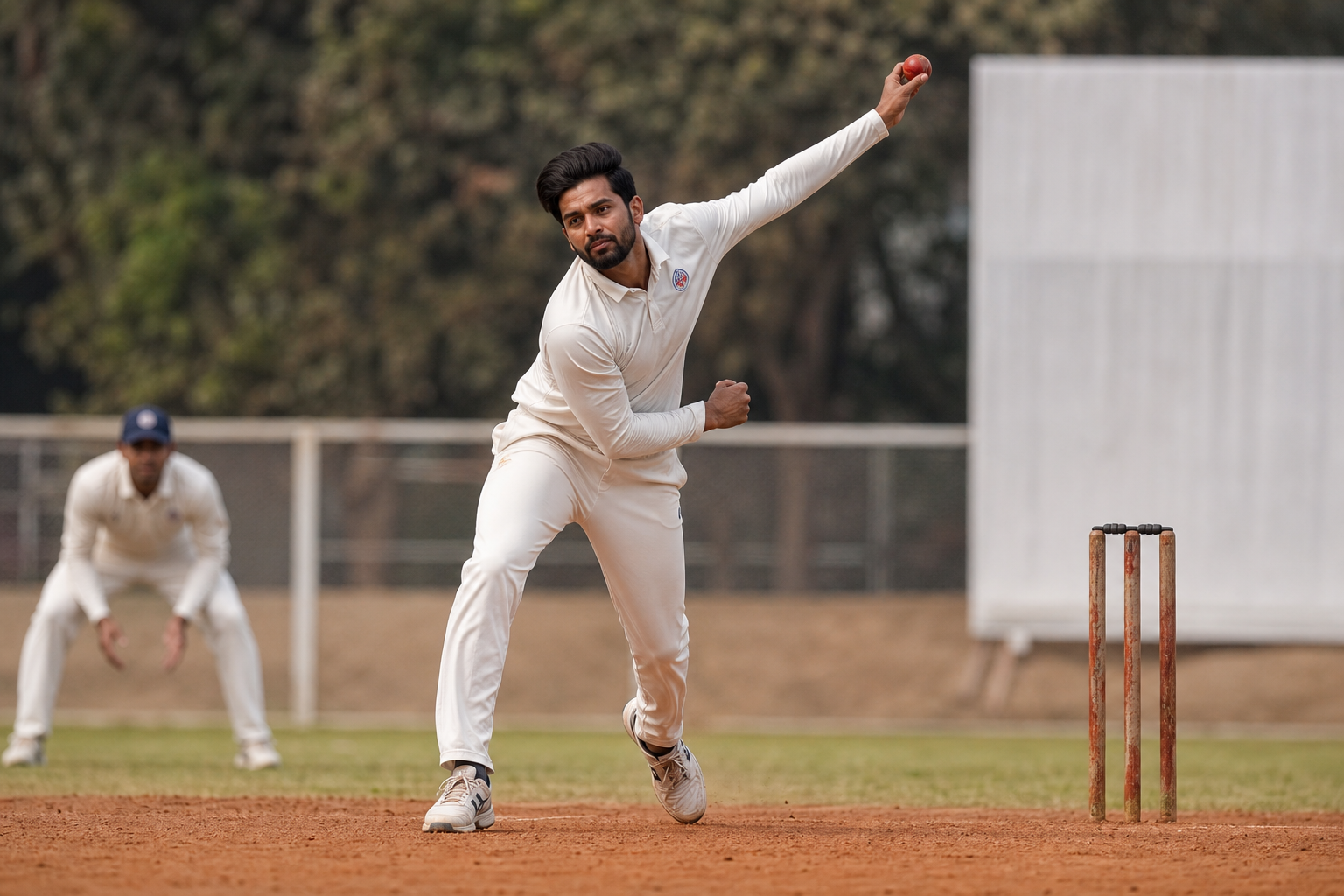Abid Mushtaq claims 5 for 39 as red-soil pitch boosts confidence